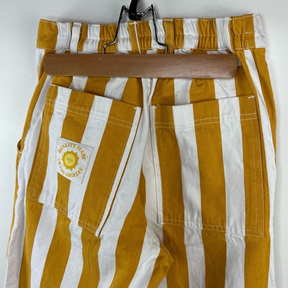BIG BUD PRESS Yellow Striped Classic Work Pants - Picture 8 of 9